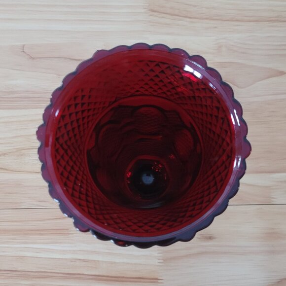 Avon Cape Cod Collection Ruby Red Glass - Picture 4 of 4
